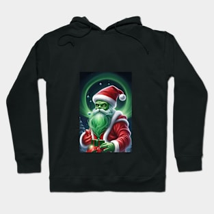 Alien Santa Claus Hoodie